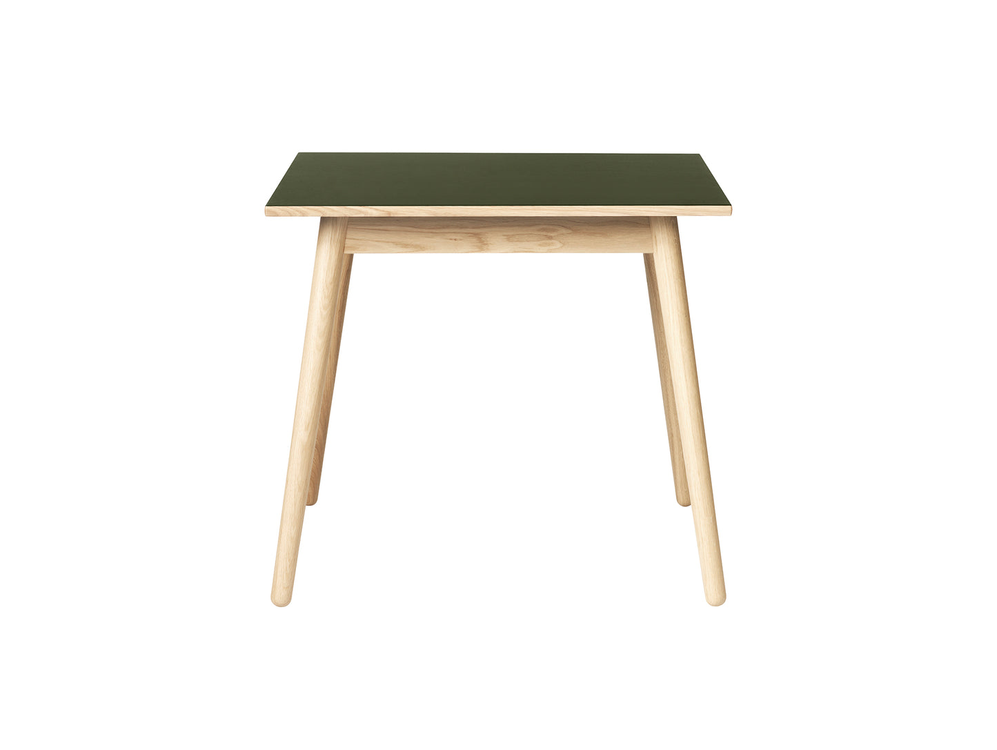 C35A Extendable Table by FDB Mobler - Olive Linoleum 4184 Tabletop