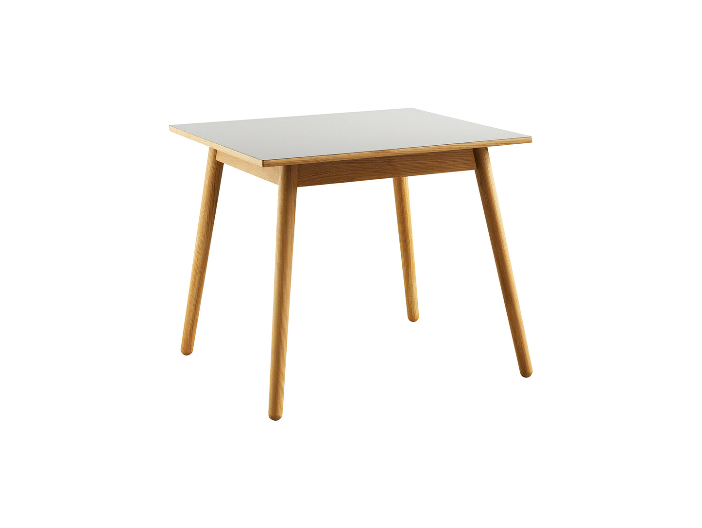 C35A Extendable Table by FDB Mobler - Mushroom Linoleum 4176 Tabletop