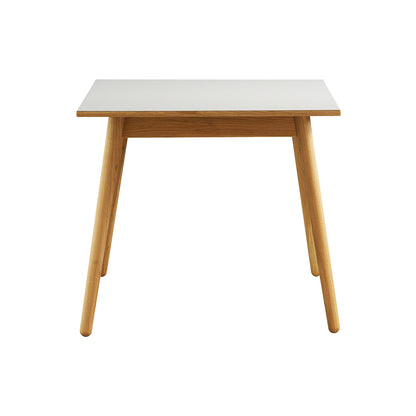 C35A Extendable Table by FDB Mobler - Mushroom Linoleum 4176 Tabletop