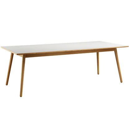 C35C Extendable Table by FDB Mobler - Mushroom Linoleum 4176 Tabletop