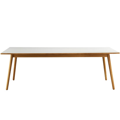C35C Extendable Table by FDB Mobler - Mushroom Linoleum 4176 Tabletop