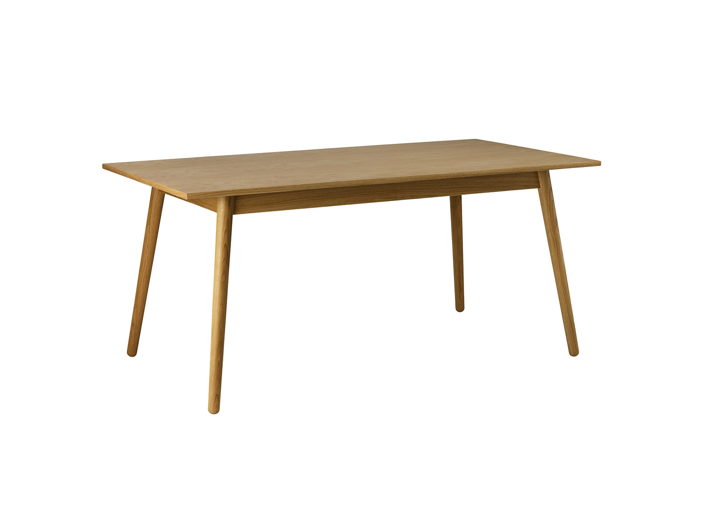 C35B Extendable Table by FDB Mobler - Lacquered Oak Veneer Tabletop