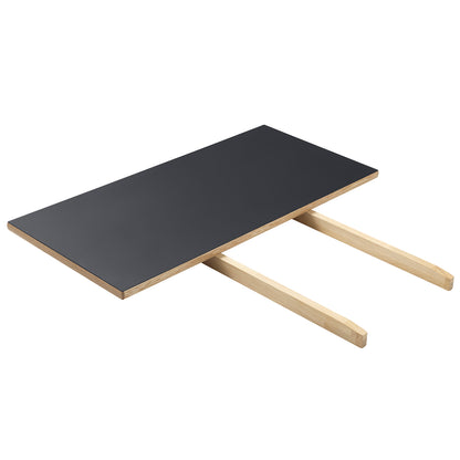 C35S Table Extension Leaf by FDB Mobler - Dark Grey Linoleum 4155 