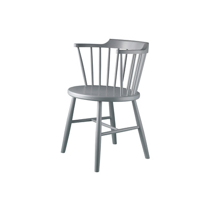 J18 Chair by FDB Mobler -Signal Grey Painted Beech