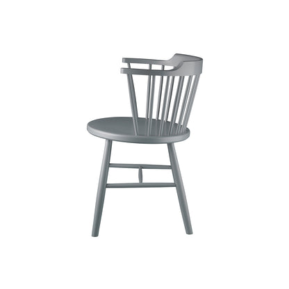 J18 Chair by FDB Mobler -Signal Grey Painted Beech