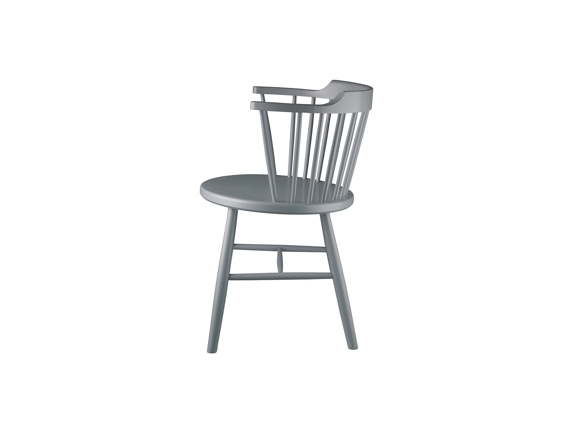 J18 Chair by FDB Mobler -Signal Grey Painted Beech