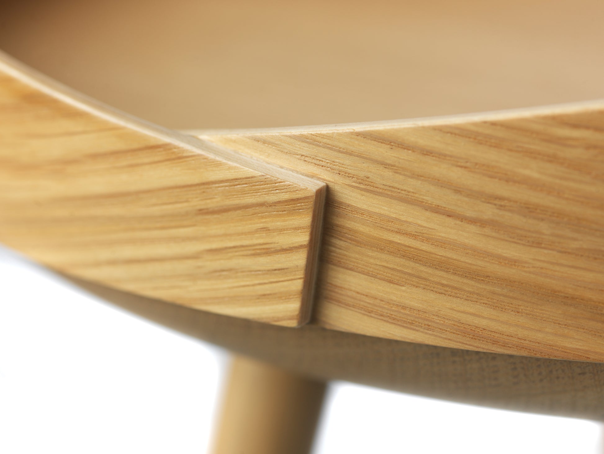 D106 Bakke Top Tray Table by FDB Mobler - Lacquered Oak