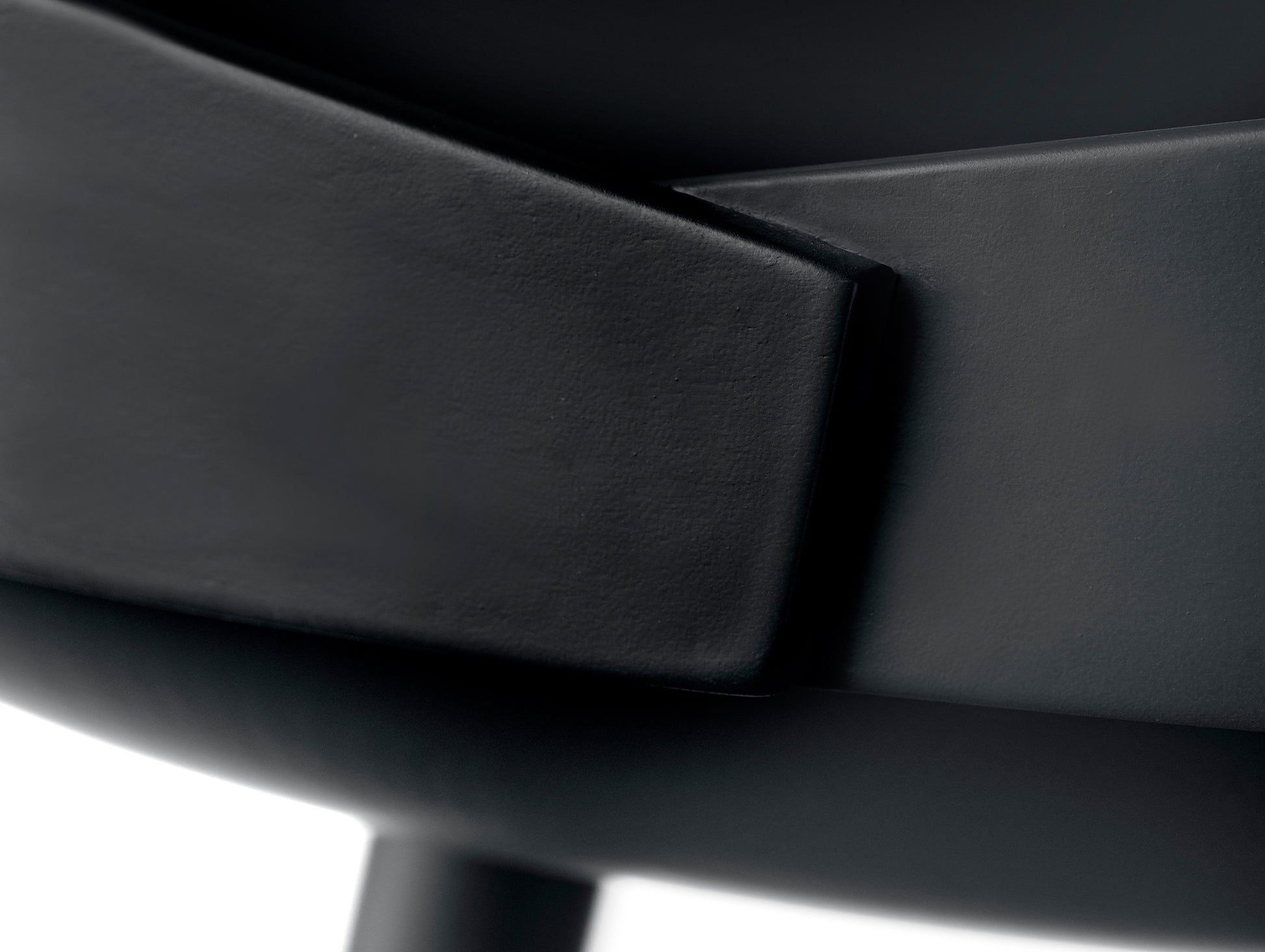 D106 Bakke Top Tray Table by FDB Mobler - Black Painted Beech