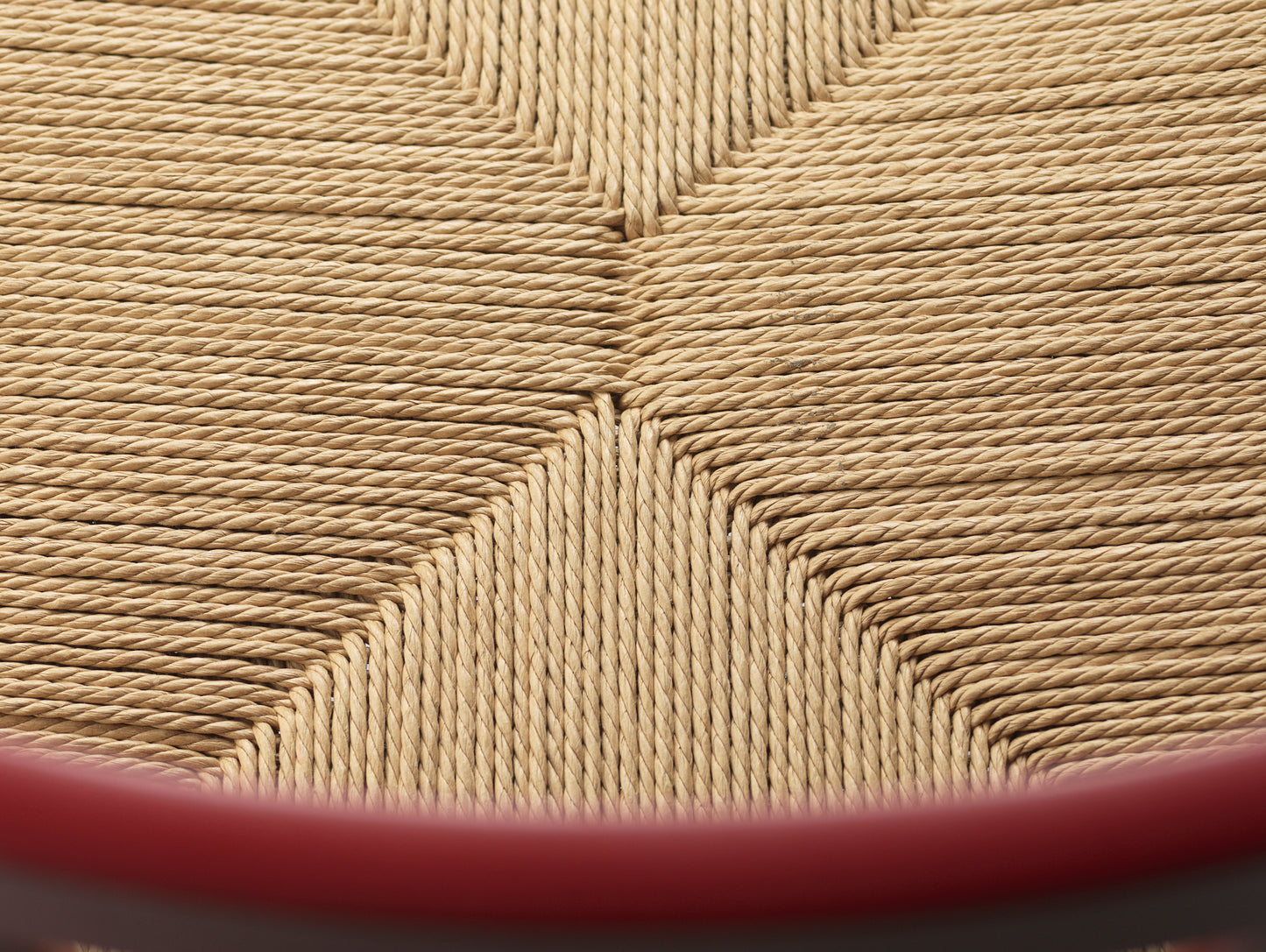 J80 Chair by FDB Mobler - Ruby Red Painted Beech