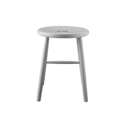 J27 Stool by FDB Mobler - Grey Painted Beech