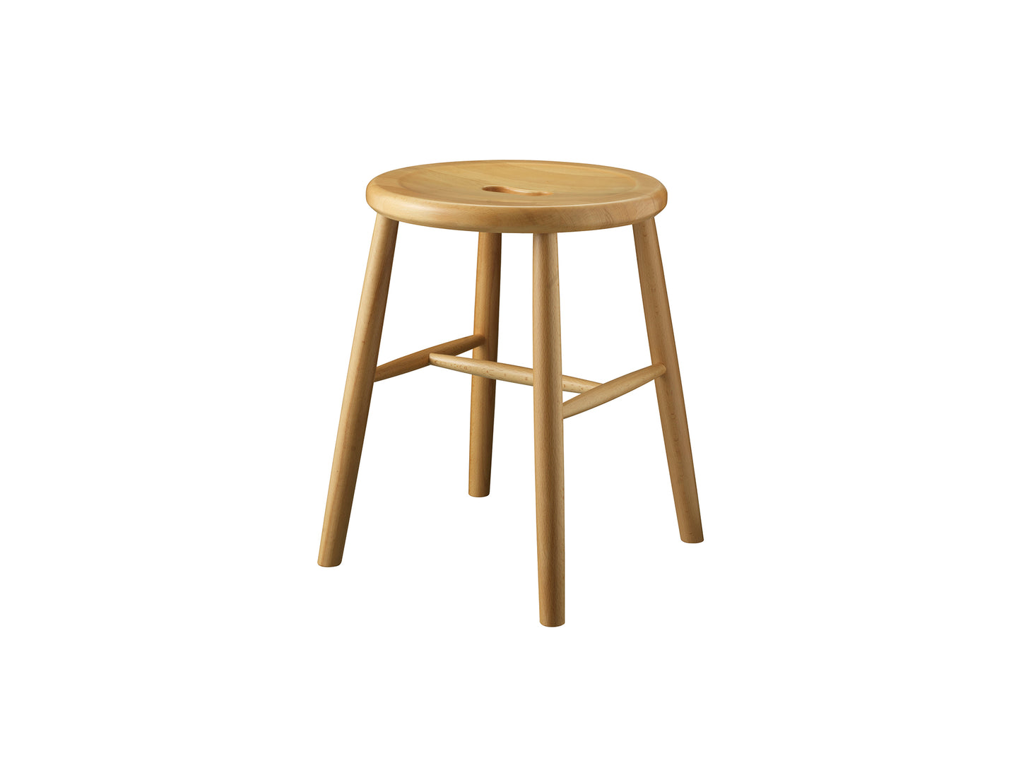 J27 Stool by FDB Mobler - Lacquered Beech