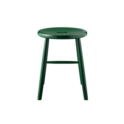 J27 Stool by FDB Mobler - Green Painted Beech
