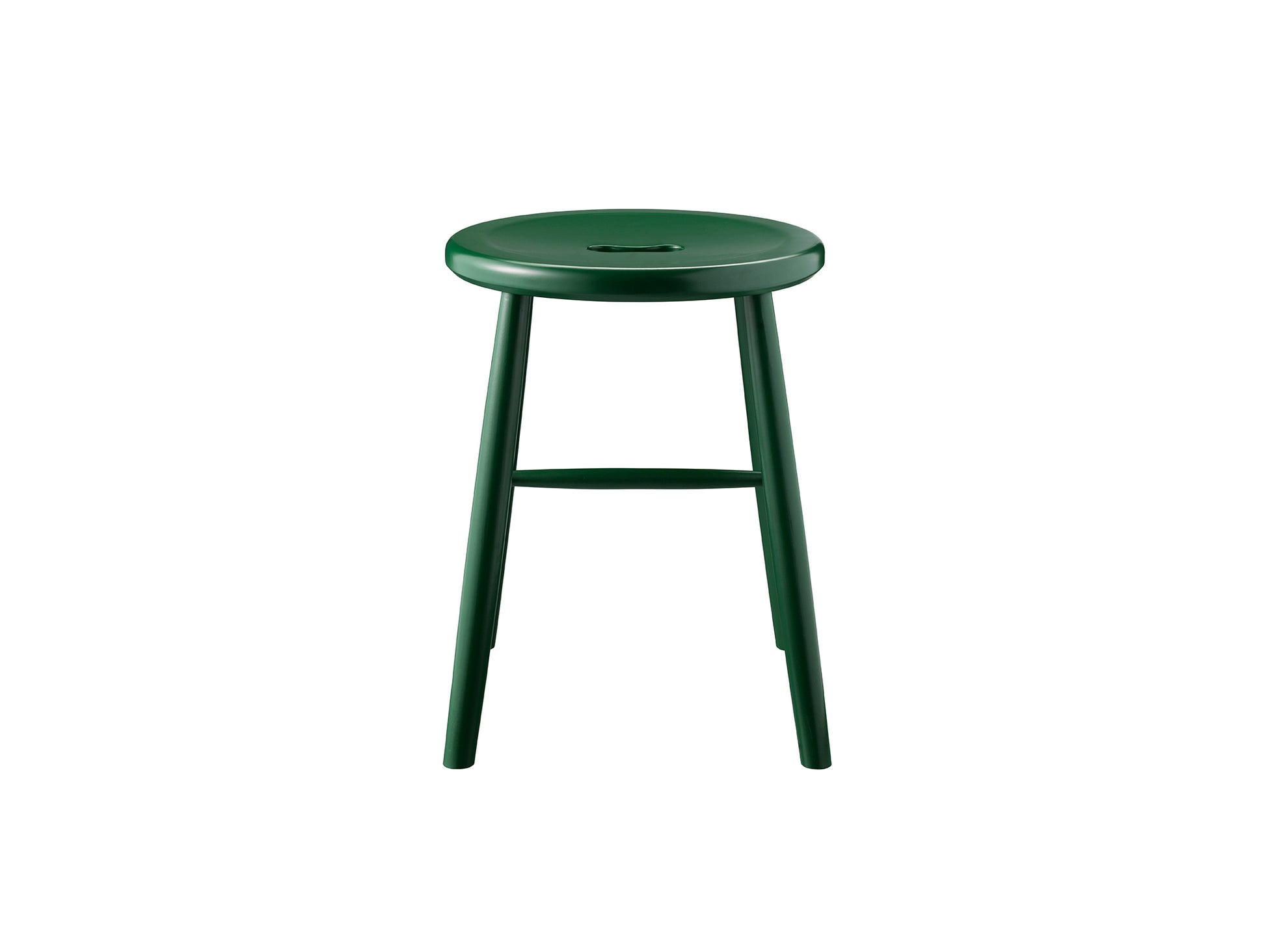 J27 Stool by FDB Mobler - Green Painted Beech