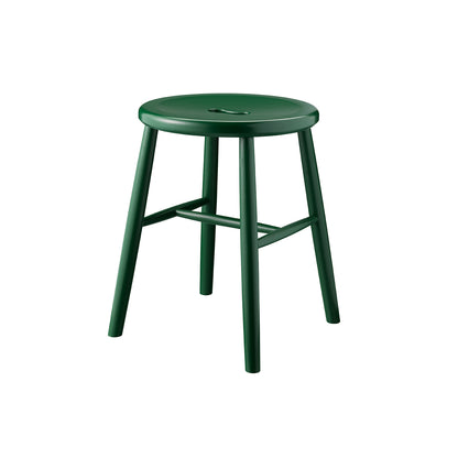 J27 Stool by FDB Mobler - Green Painted Beech