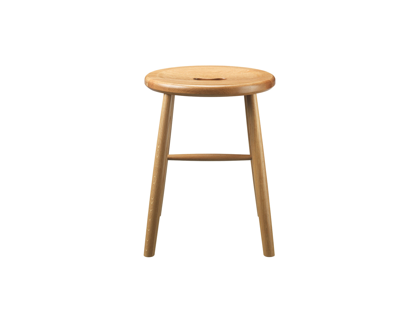 J27 Stool by FDB Mobler - Lacquered Oak