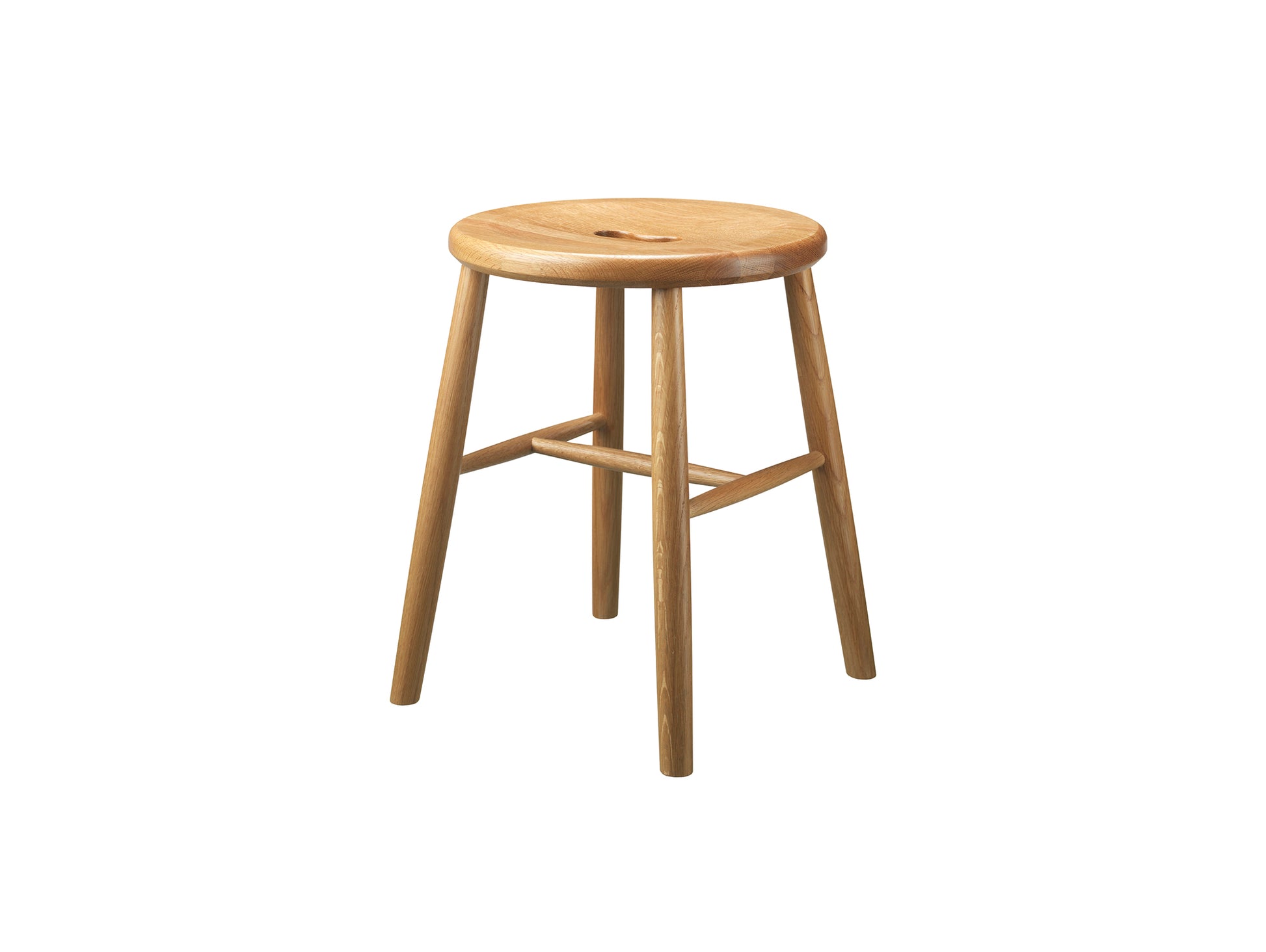 J27 Stool by FDB Mobler - Lacquered Oak