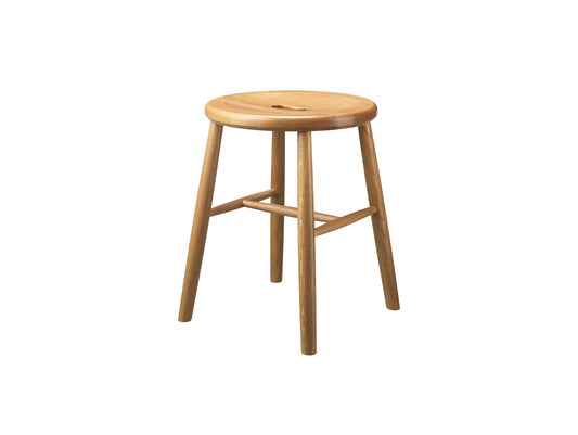 J27 Stool by FDB Mobler - Lacquered Oak