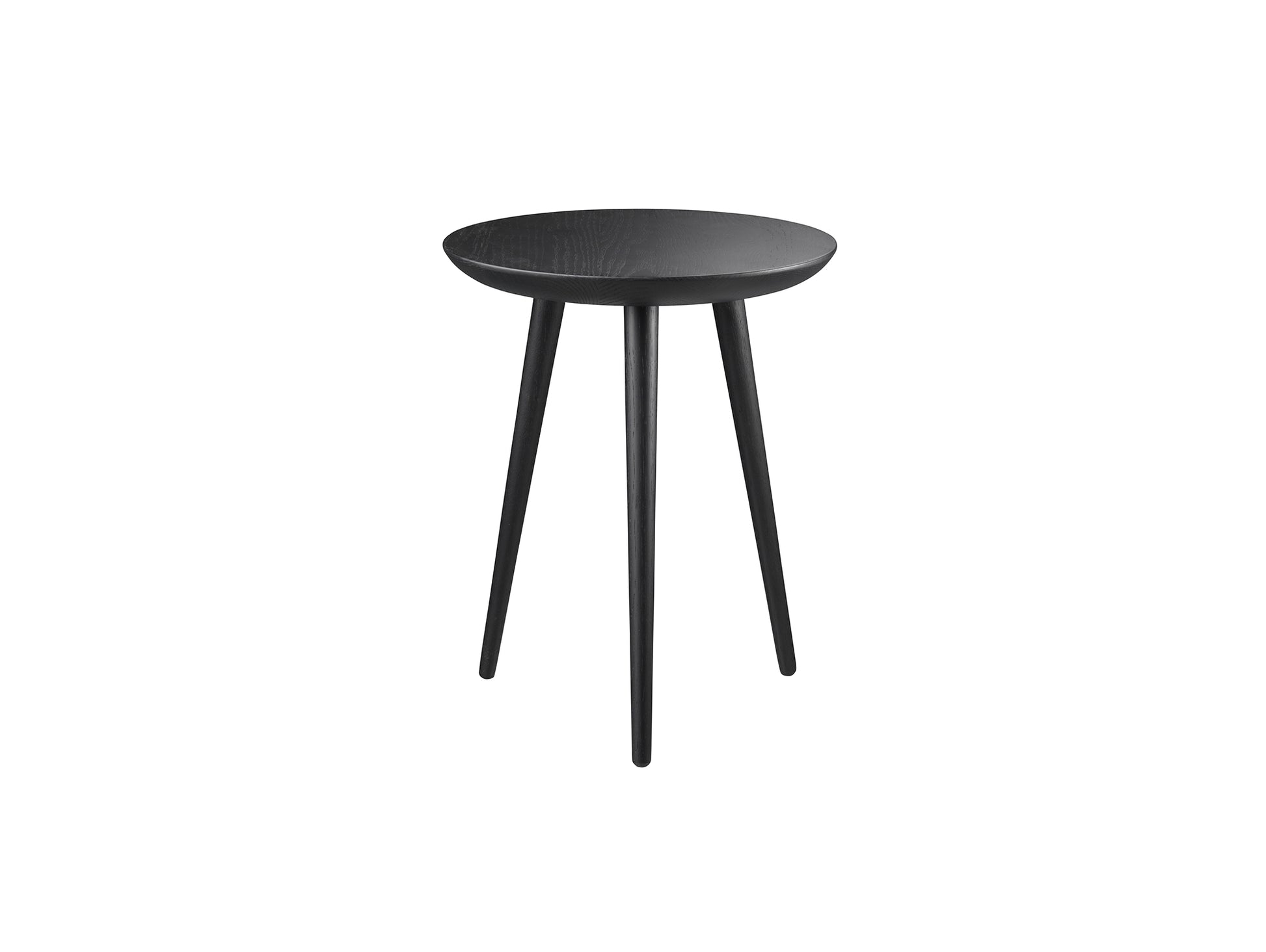 D106 Bakke Top Tray Table by FDB Mobler - Black Lacquered Oak