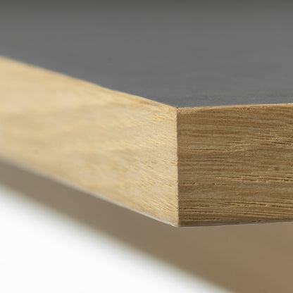 C68 Norrebro Desk by FDB Mobler - Nero Linoleum Tabletop