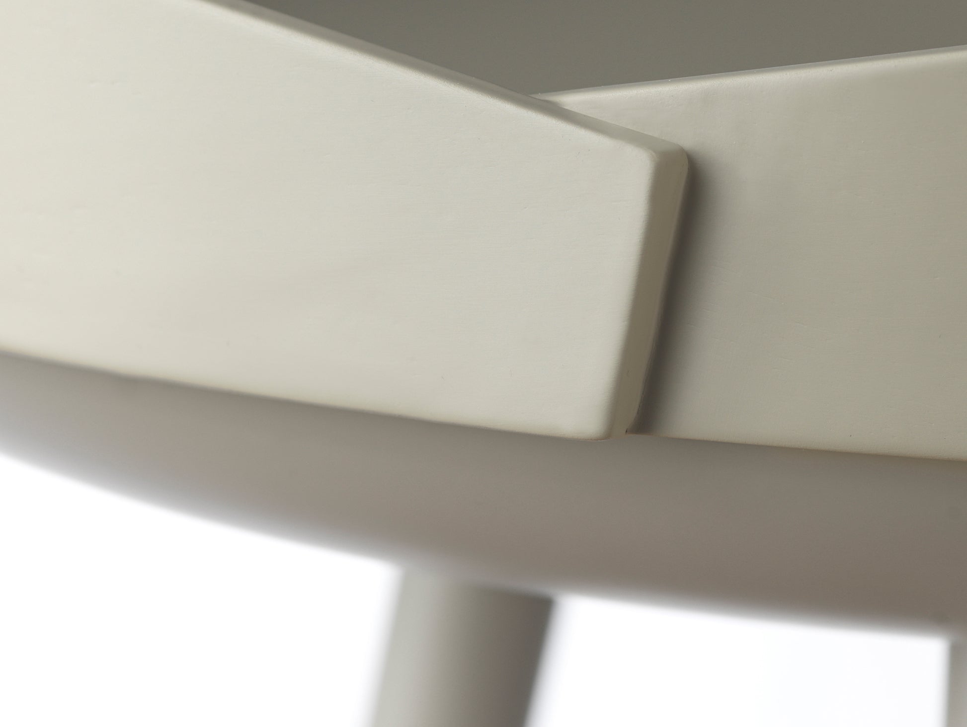 D106 Bakke Top Tray Table by FDB Mobler - Silk Grey Painted Beech