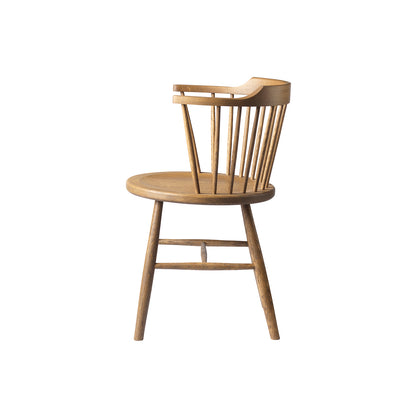 J18 Chair by FDB Mobler -Brown Stained Oak