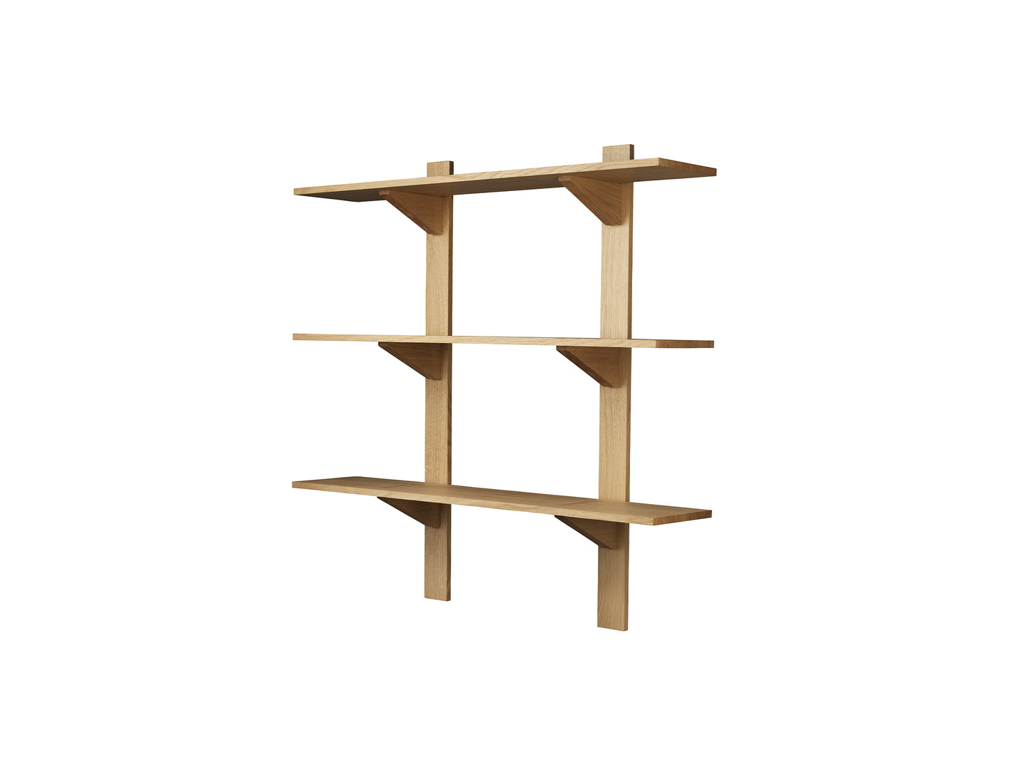 B100 Soro Shelf by FDB Mobler - Three Tier Shelves Long (Width: 100  cm / Height: 100 cm)