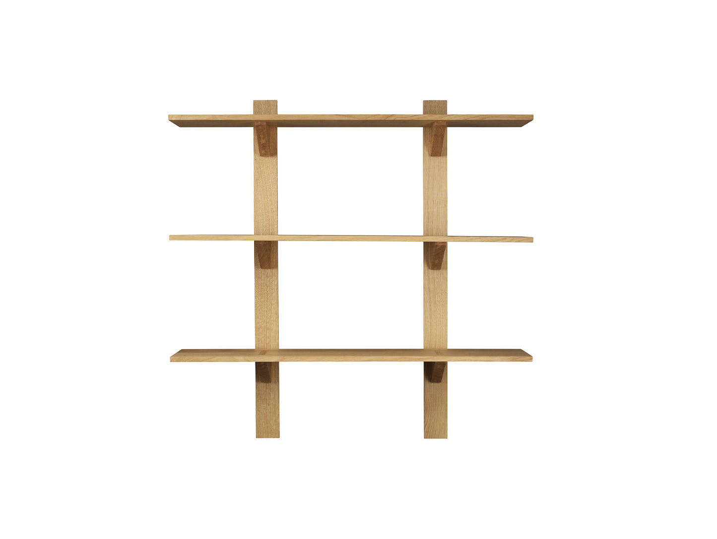B100 Soro Shelf by FDB Mobler - Three Tier Shelves Long (Width: 100  cm / Height: 100 cm)