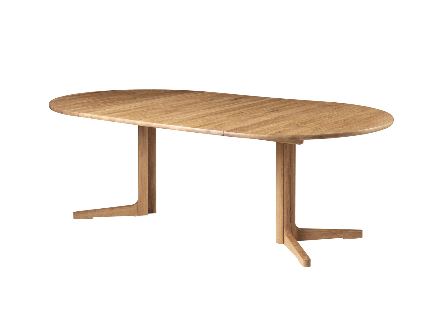 C69E Extendable Table by FDB Mobler - Length: 120 cm - 220 cm (Two Extension Leaves)