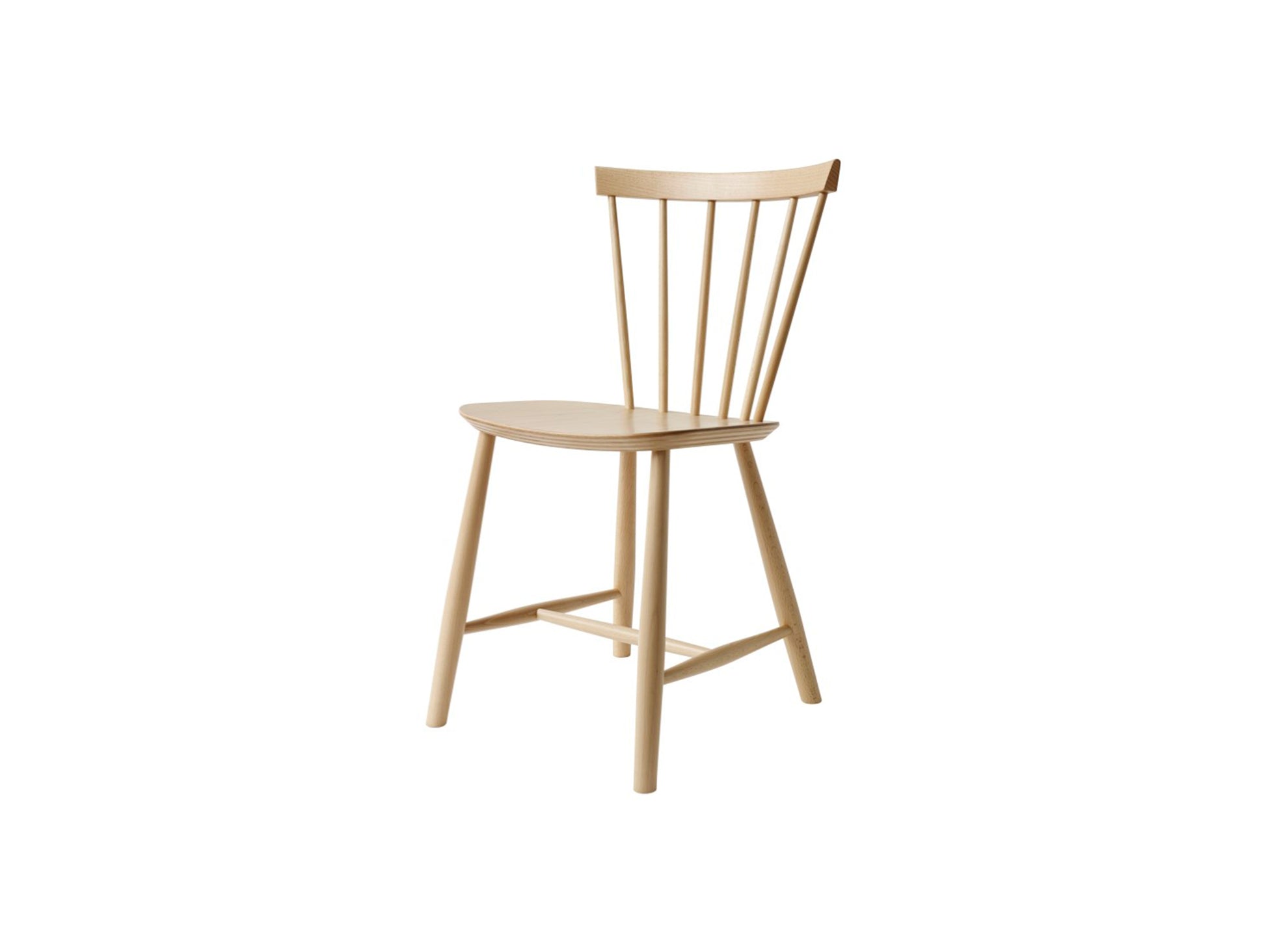J46 Chair by FDB Mobler - Lacquered Beech