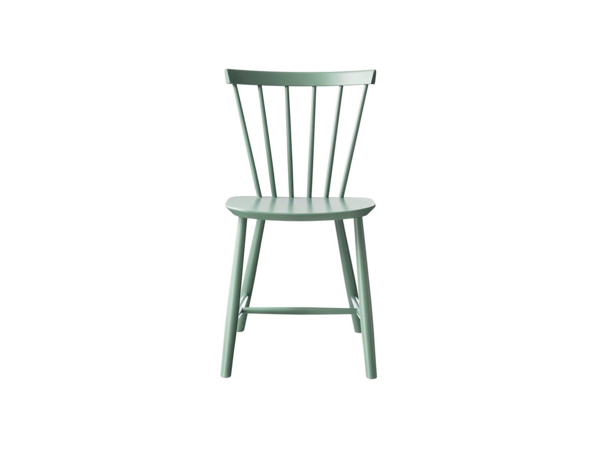 J46 Chair by FDB Mobler - Dusty Green Painted Beech