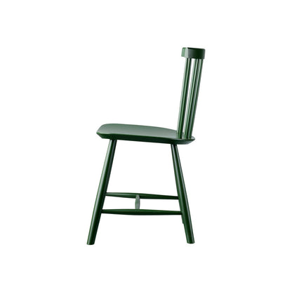 J46 Chair by FDB Mobler - Bottle Green Painted Beech