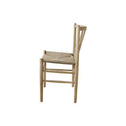 J80 Chair by FDB Mobler - Lacquered Oak