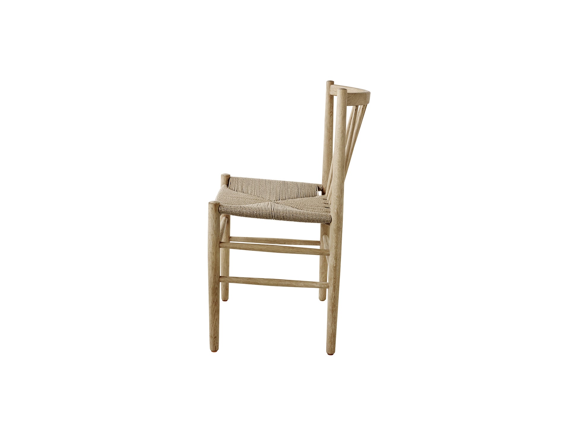 J80 Chair by FDB Mobler - Lacquered Oak