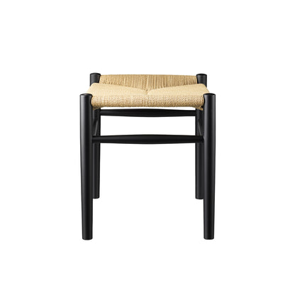 J83 Stool by FDB Mobler - Black Painted Beech