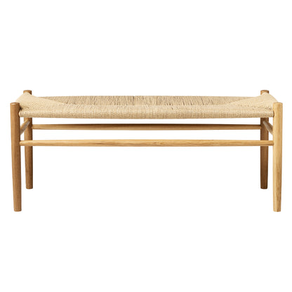J83B Bench by FDB Mobler - Lacquered Oak