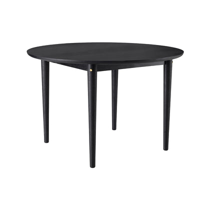 C62 Bjork Dining Table - Black Painted Oak