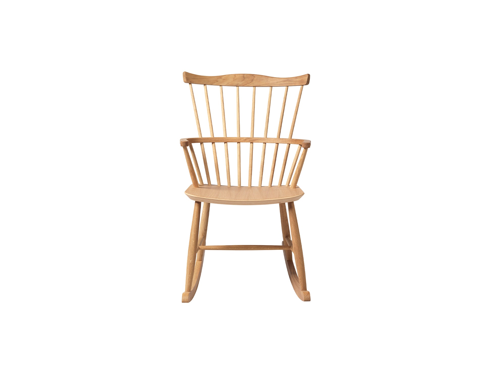 J52G Rocking Chair by FDB Mobler - Oiled Oak