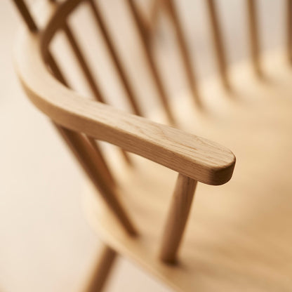 J52G Rocking Chair by FDB Mobler - Oiled Oak