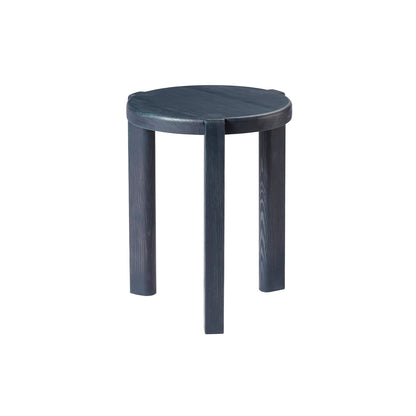 D108 Ragnesminde Side  Table by FDB Mobler - Midnight Blue Oiled Pine Wood