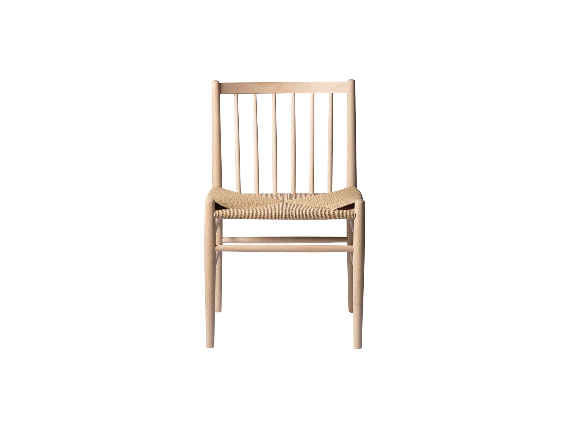 J80 Chair by FDB Mobler - Soaped Beech 