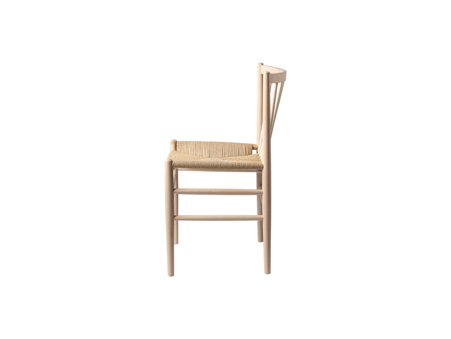 J80 Chair by FDB Mobler - Soaped Beech