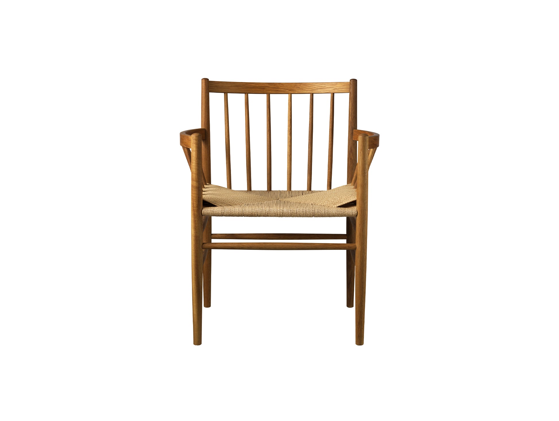 J81 Chair by FDB Mobler - Smoked Oak