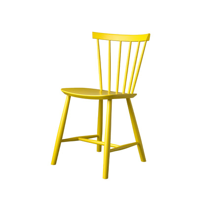 J46 Chair by FDB Mobler - Yellow Painted Beech