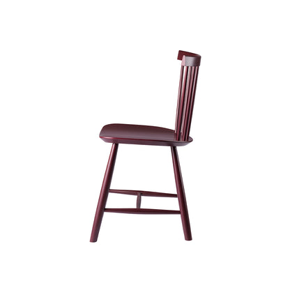 J46 Chair by FDB Mobler - Black Red