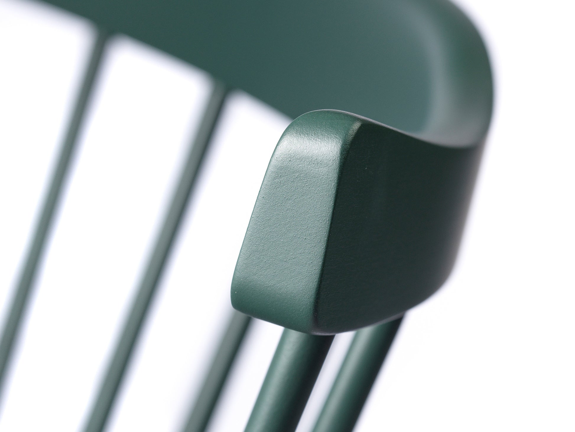 J52B Chair by FDB Mobler - Black Green Painted Beech