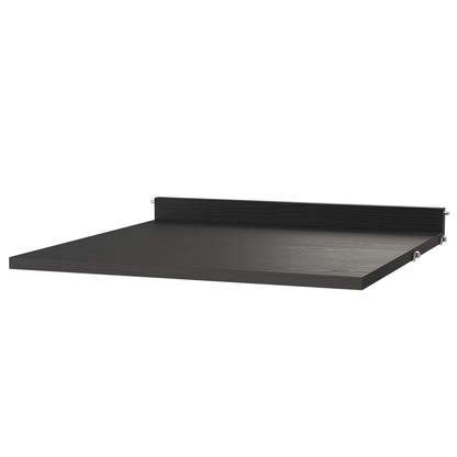 String System Work Desk by String - 58x58 cm / Black Ash