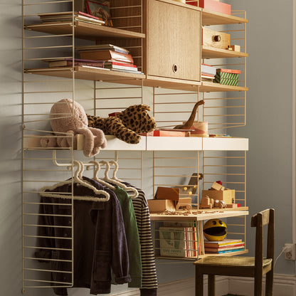 String System Work Desk by String - 58x58 / Oak