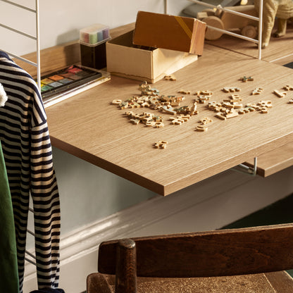 String System Work Desk by String - 58x58 / Oak