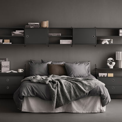 String System Side Panels by String - Dark Grey