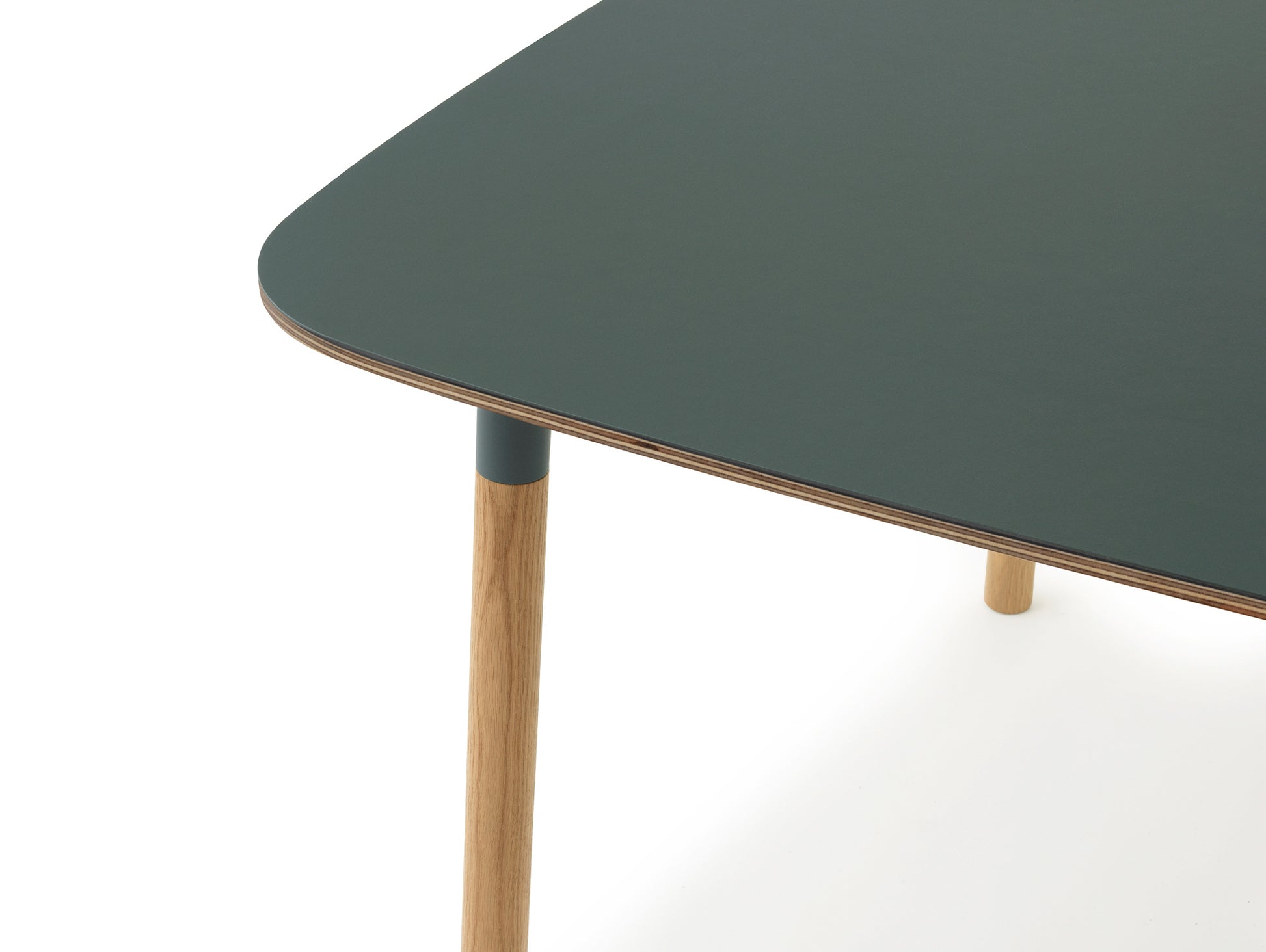 Form Table by Normann Copenhagen - Green Linoleum Tabletop